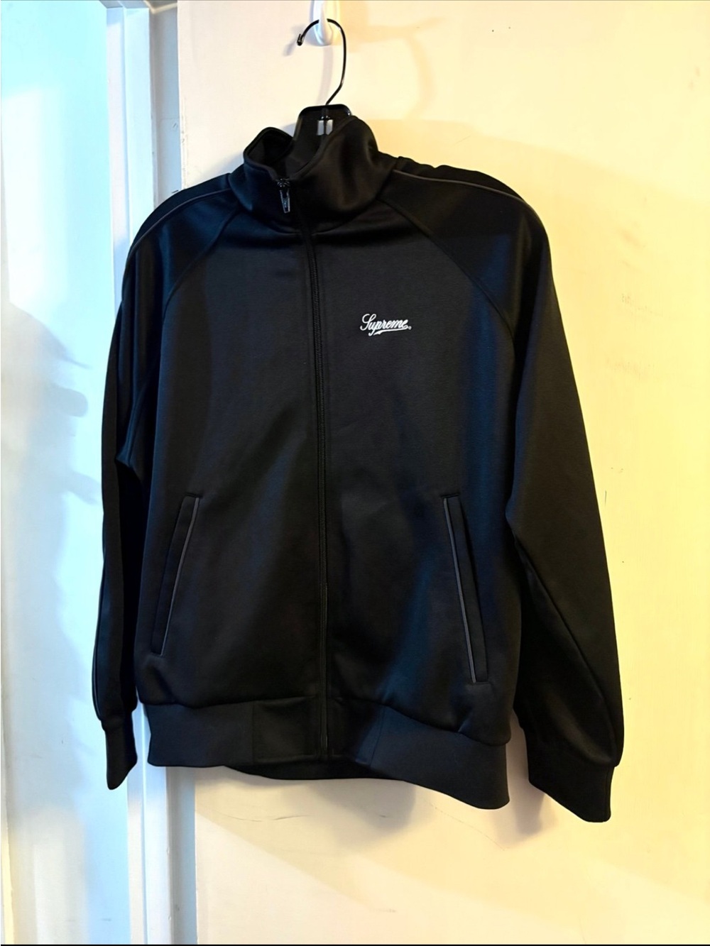 Supreme black track jacket